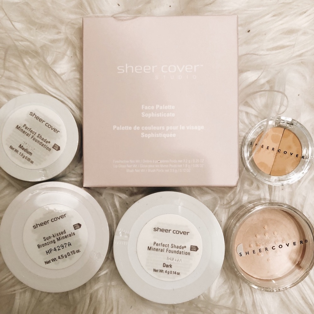 Sheer Cover Makeup Bundle- 6 pieces